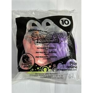 SPONGEBOB SQUAREPANTS McDonald's Happy Meal Toy PATRICK Rodeo #10 2012